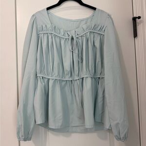 Size small Light Blue Women's Blouse Top